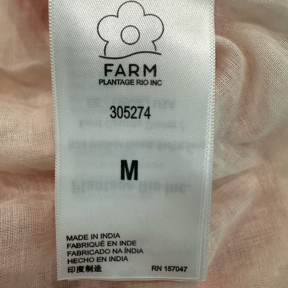 FARM Rio Red and White Floral Mini Dress - Picture 10 of 13